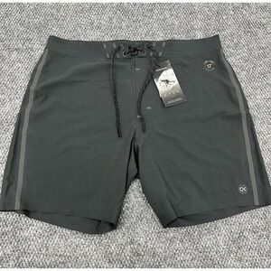 Outerknown Mens 34 Apex Trunks Board Shorts Black Outdoor Swim Surf Kelly Slater